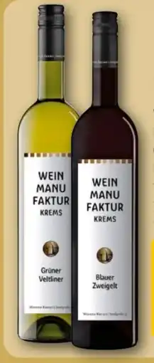 REWE Center Weinmanufaktur Krems Grüner Veltliner Angebot