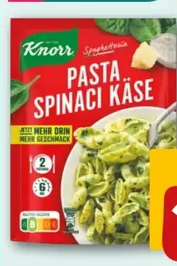 REWE Center Knorr Spaghetteria Pasta Spinaci Käse Angebot