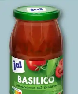 REWE Center ja! Basilico Tomatensauce Angebot