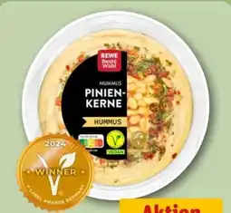 REWE Center Rewe Beste Wahl Hummus Pinienkerne vegan Angebot