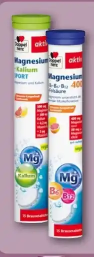 REWE Center Doppelherz Aktiv Magnesium + Kalium Sport Brausetabletten Angebot