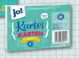 REWE Center ja! Kartei Karten Angebot