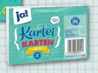 REWE Center ja! Kartei Karten Angebot
