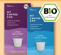 REWE Center My Coffee Cup Bio Lungo Bellissimo Angebot
