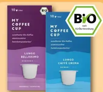 REWE Center My Coffee Cup Bio Lungo Bellissimo Angebot