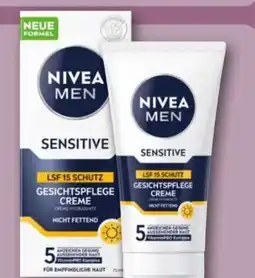 REWE Center Nivea For Men Sensitive Gesichtspflege Creme LSF 15 Angebot