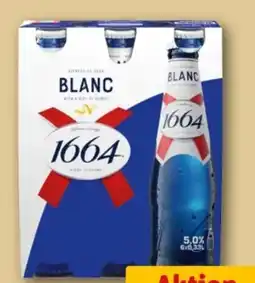 REWE Kronenbourg Brewery Bier 1664 Blanc Angebot