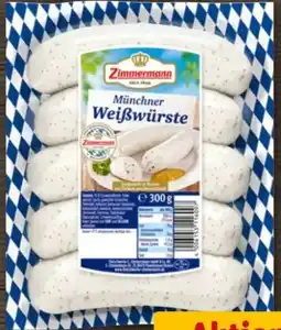 REWE Fleischwerke Zimmermann 5 Münchner Weißwürste Angebot