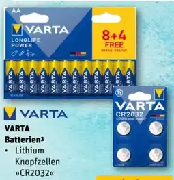 REWE Center Varta Batterien Angebot