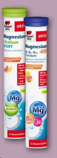 REWE Doppelherz Aktiv Magnesium + Kalium Sport Brausetabletten Angebot
