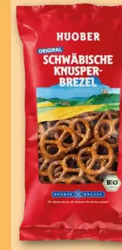 REWE Huober Brezel Original Schwäbische Bio Knusper-Brezel Angebot