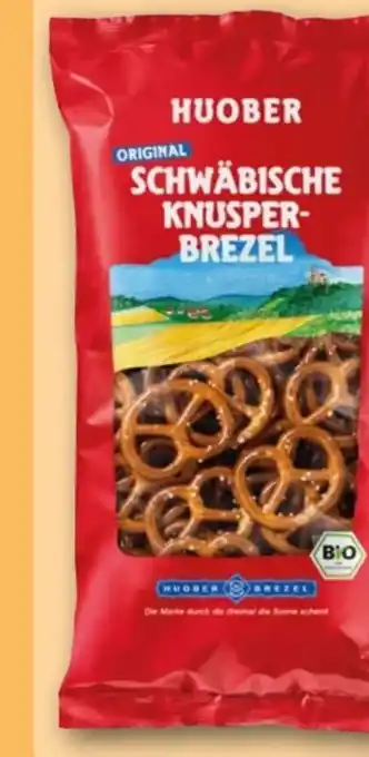 REWE Huober Brezel Original Schwäbische Bio Knusper-Brezel Angebot