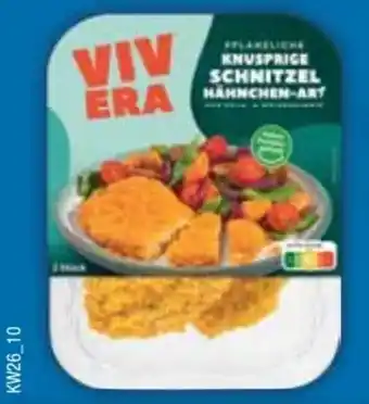 E-Center Vivera Veganes Knusprige Schnitzel Hähnchen-Art Angebot