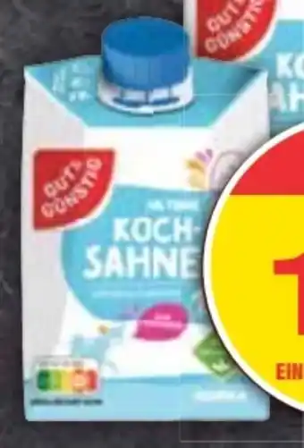 E-Center Gut & Günstig H-Kochsahne Angebot