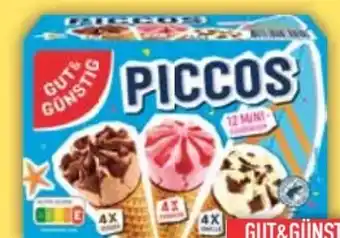 E-Center Gut & Günstig Piccos-Mini-Eis-Hörnchen Angebot