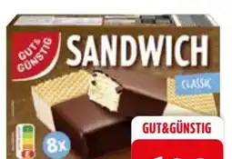 Edeka Gut & Günstig Sandwicheis Classic Angebot