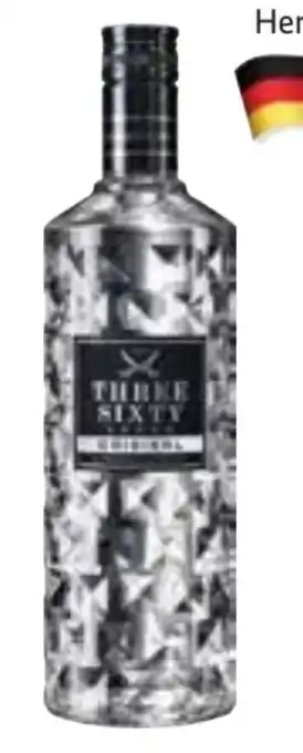 Edeka Three Sixty Vodka Angebot