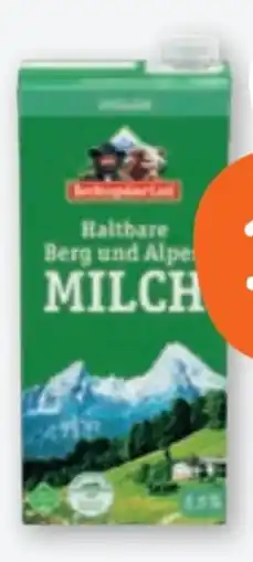 tegut Berchtesgadener Land Haltbare Berg und Alpen-Milch Angebot