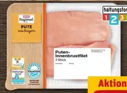 REWE Center Rewe Regional Puten-Innenbrustfilet Angebot