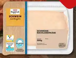 REWE Center Rewe Regional Schweine-Backleberkäse Angebot