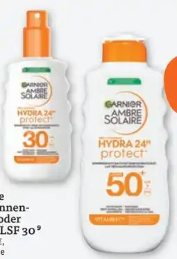 tegut Garnier Ambre Solaire Hydra 24H Sonnenmilch LSF 50 Angebot