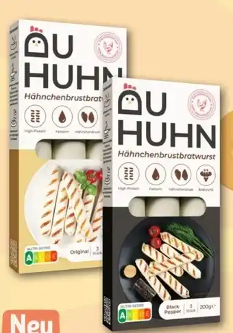 REWE Center Du Huhn Hähnchenbrustbratwurst Angebot
