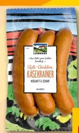 REWE Center Landhof Chili-Cheddar Käsekrainer Angebot