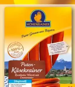 REWE Center Höhenrainer Puten Käsekrainer Angebot