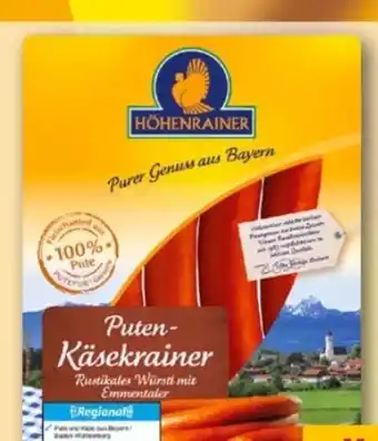 REWE Center Höhenrainer Puten Käsekrainer Angebot