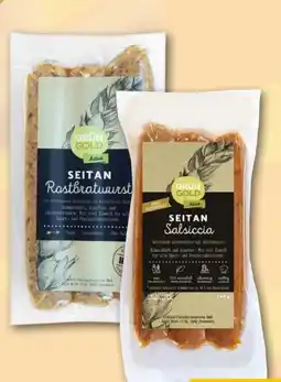 REWE Center Grüngold Seitan Salsiccia Angebot
