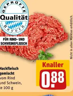 REWE Hackfleisch gemischt Angebot