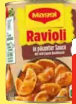 Edeka Frischemarkt Maggi Ravioli in pikanter Sauce Angebot