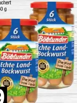 Edeka Böklunder Echte Land-Bockwurst Angebot