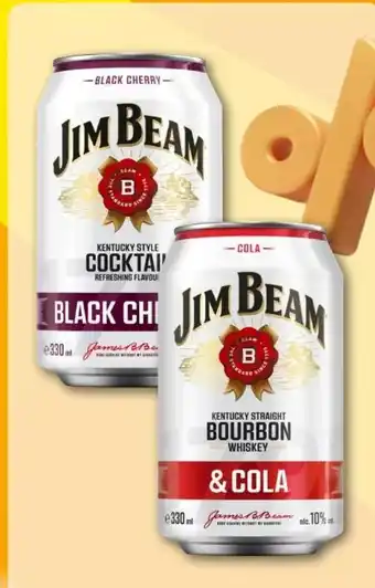 REWE Center Jim Beam Kentuckey Straight Bourbon Whiskey & Cola Angebot