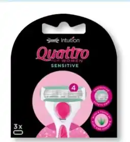 Budni Wilkinson Sword Quattro for Women Sensitive Rasierklingen Angebot