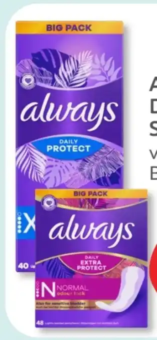 Budni Always Slipeinlagen Daily Protect Angebot