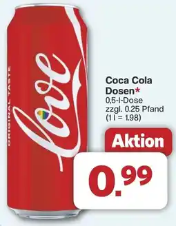 Famila Nord West Coca Cola Dosen Angebot