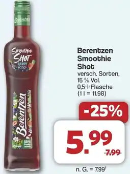 Famila Nord West Berentzen Smoothie Shot Angebot