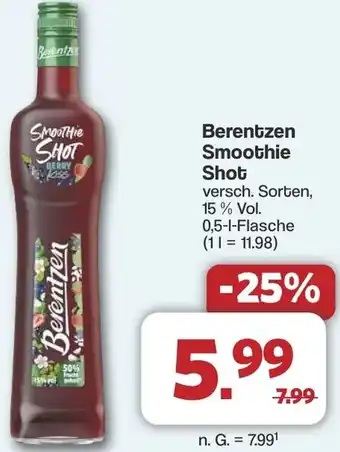 Famila Nord West Berentzen Smoothie Shot Angebot