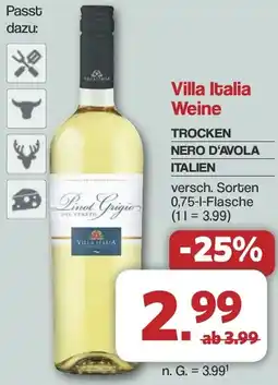 Famila Nord West Villa Italia Weine Angebot
