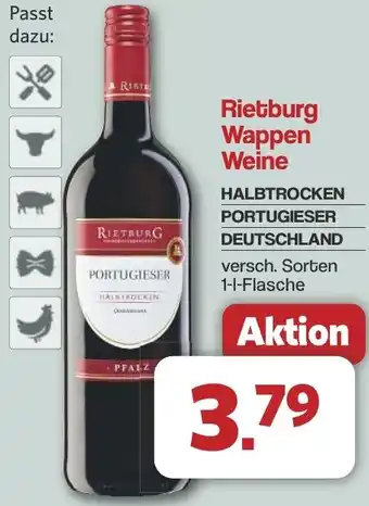 Famila Nord West Rietburg Wappen Weine Angebot