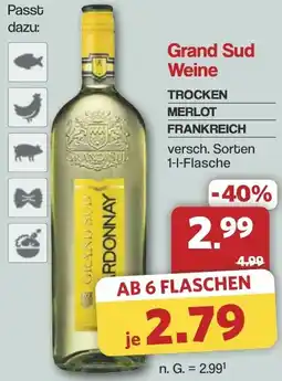 Famila Nord West Grand Sud Weine Angebot