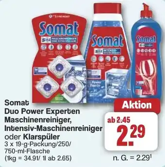 Famila Nord West Somat Duo Power Experten Maschinenreiniger, Intensiv-Maschinenreiniger oder Klarspüler Angebot