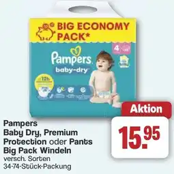 Famila Nord West Pampers Baby Dry, Premium Protection oder Pants Big Pack Windeln Angebot