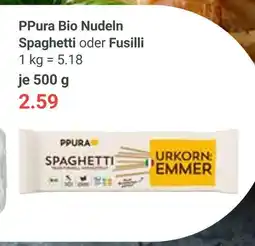 Globus Ppura spaghetti oder fusilli Angebot