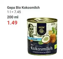 Globus Gepa bio kokosmilch Angebot