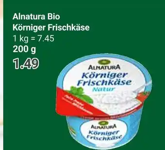 Globus Alnatura körniger frischkäse Angebot