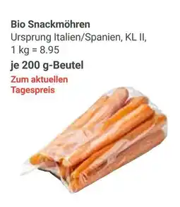Globus Bio snackmöhren Angebot