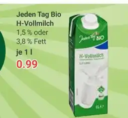 Globus Jeden tag bio h-vollmilch Angebot