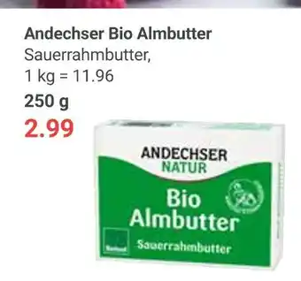 Globus Andechser bio almbutter Angebot